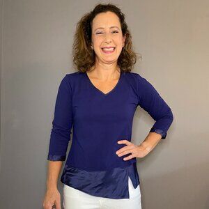 Tres Mimi Alisa Tee Indigo